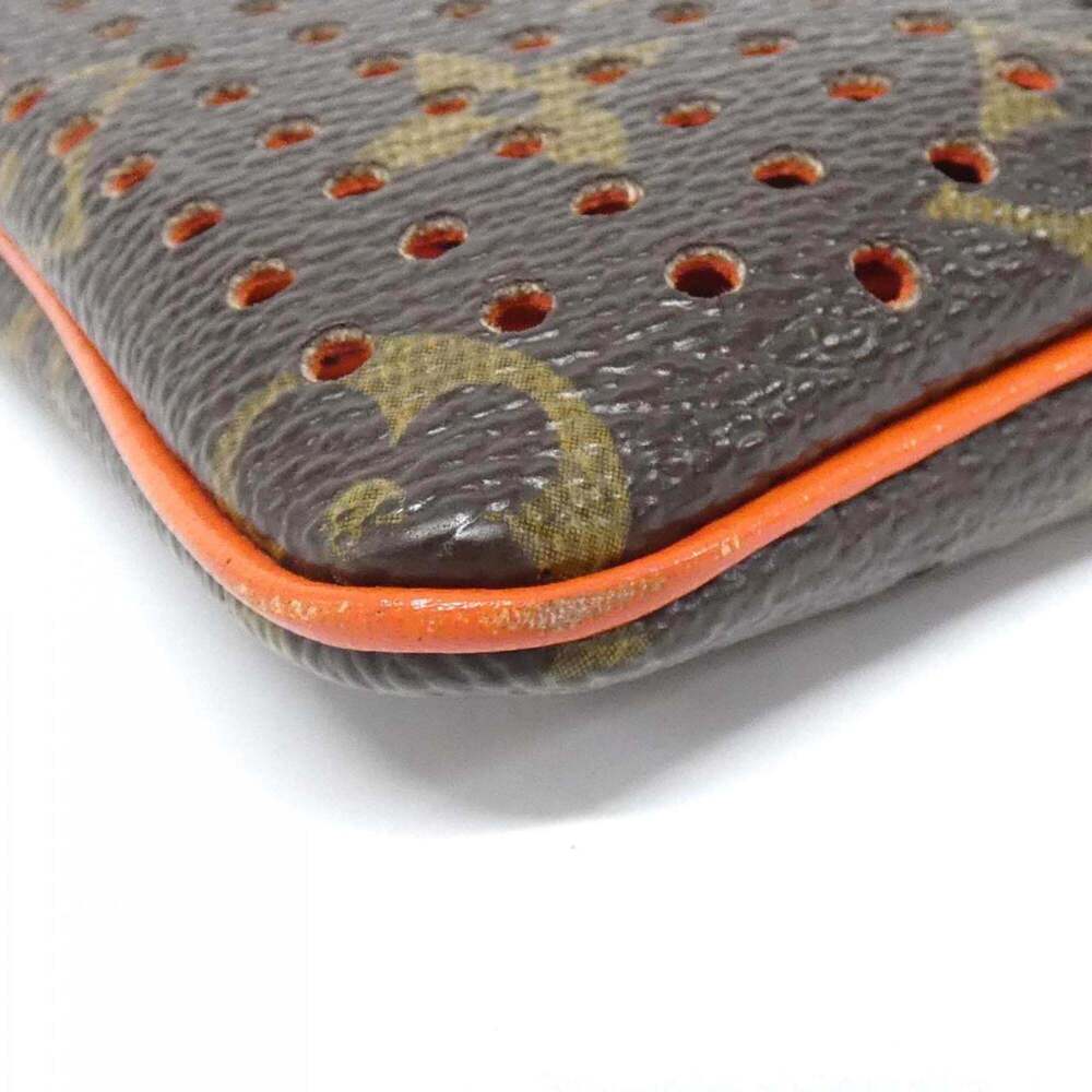 Louis Vuitton Authentic Orange Monogram Pochette … - image 3